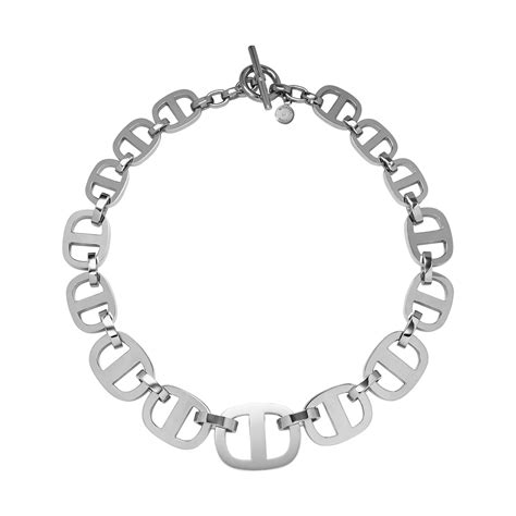 michael kors maritime link necklace|Maritime Link Silver.